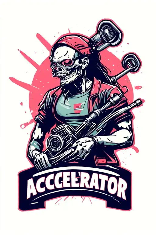 accelerator tattoo design idea
