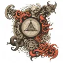 Here’s an even more concise description of chaos theory:  “Chaos theory studies how small changes in dynamic systems lea tattoo design idea