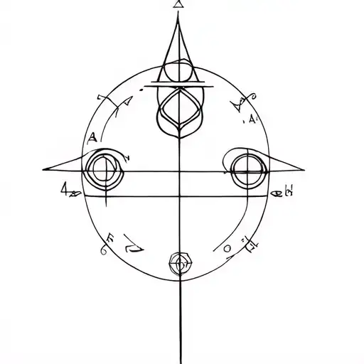 7 Hermetic Principles medieval tattoo design idea