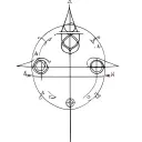 7 Hermetic Principles medieval tattoo design idea