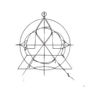 7 Hermetic Principles medieval tattoo design idea