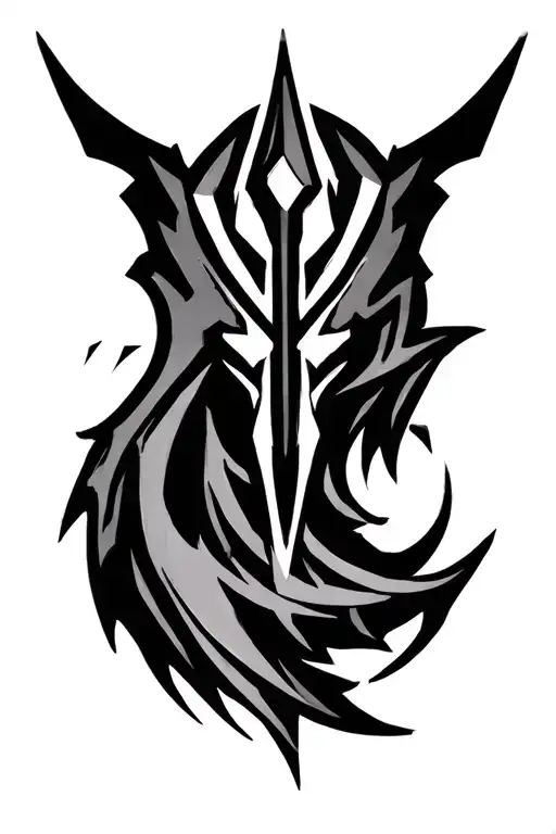 Leonidas Bakugan Darkus Symbol tattoo design idea
