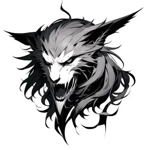 igris from solo leveling anime tattoo design idea