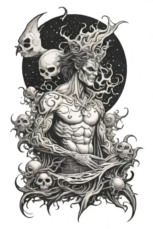 sandman + jack rise tattoo design idea