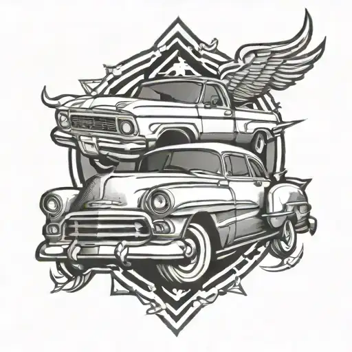 chevy symbol tattoo design idea