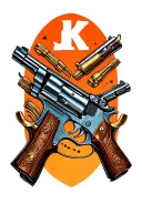 A,K, and 47 guns tattoo design idea