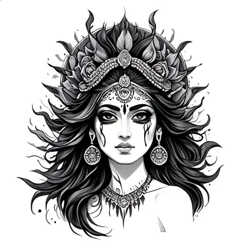 kali tattoo design idea
