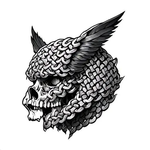 Chain Mail tattoo design idea