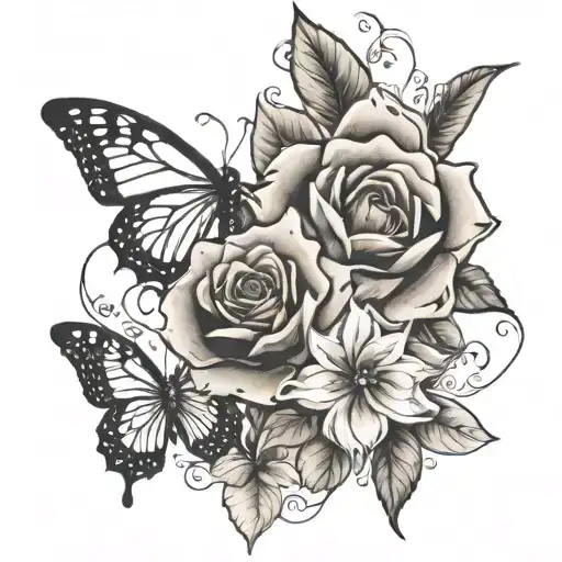 matching tattoo for mom that symbolizes love and loyalty even through the roughest of patches, NO FLOWERS OR BUTTERFLIES tattoo design idea
