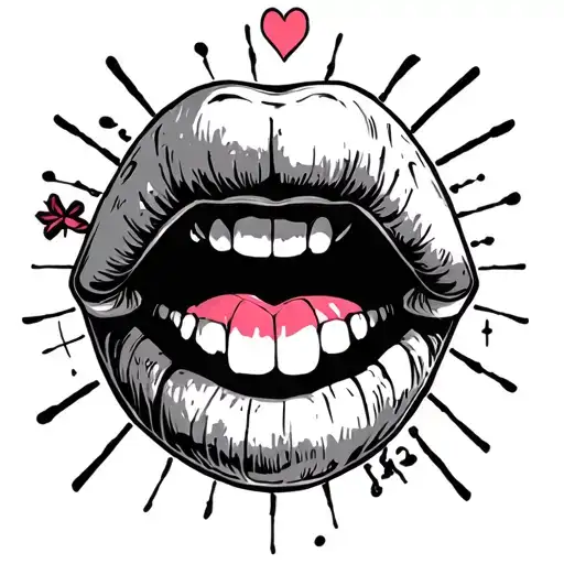 Fuck Love tattoo design idea