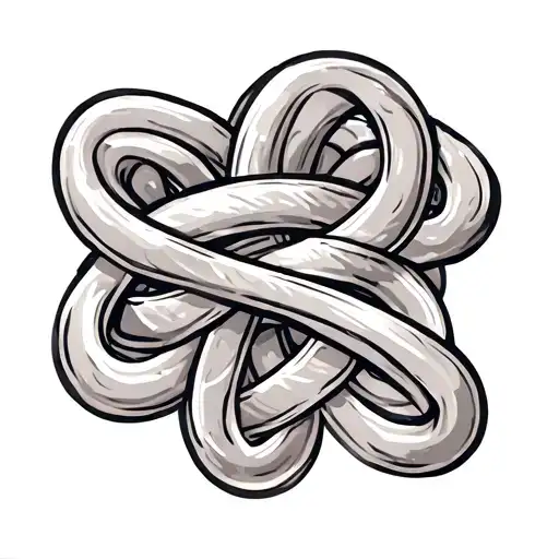 fatherhood knot tattoo design idea