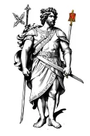 St George tattoo design idea