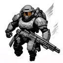 Helldivers 2 tattoo design idea