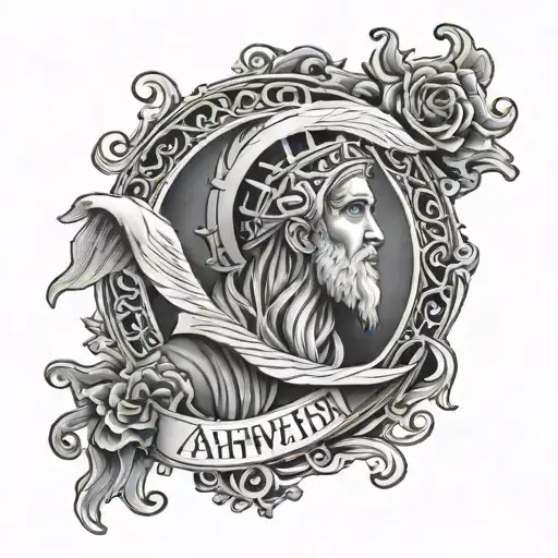Yahweh is the Lord tattoo design idea