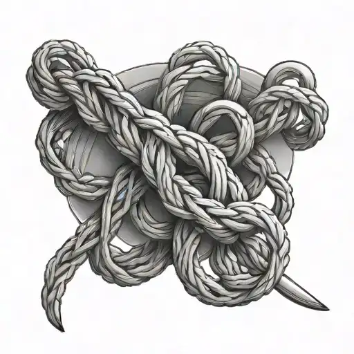 Suicide Noose tattoo design idea