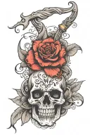 gang nights tattoo design idea