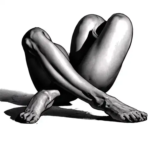 jennifer naked cool lying on the back legs apart and this masturbate tattoo design idea