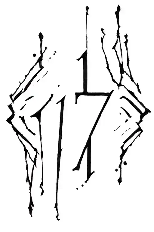 "17" phantom troupe spider tattoo design idea