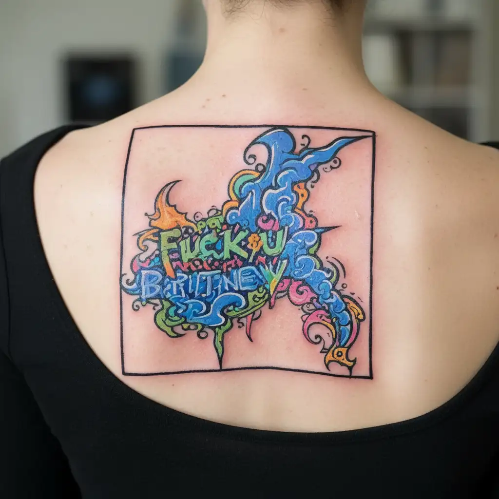 fuck you Brittney tattoo design idea