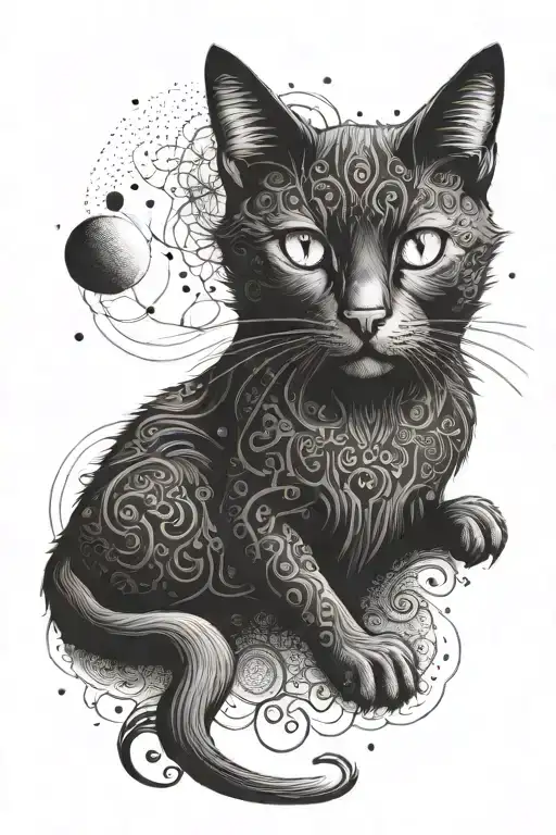 black cat memorial tattoo tattoo design idea