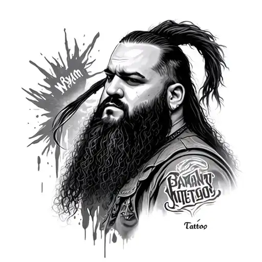 Bray Wyatt tattoo design idea