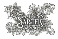 sons name carter tattoo design idea