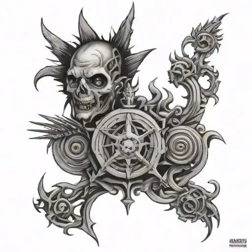 papa roach tattoo design idea