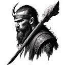ragnar grom vikings tattoo design idea