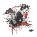 alan wake tattoo design idea