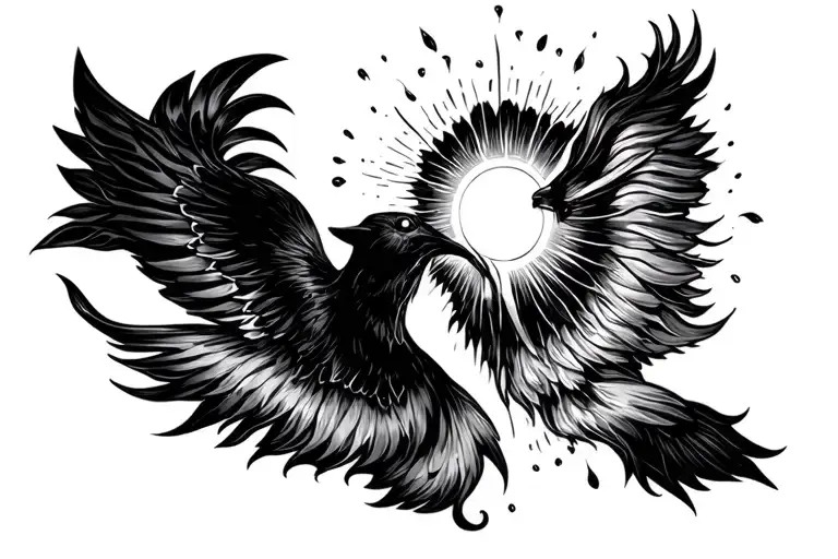 be the light even when you are far from full tattoo design idea