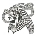 Aztec, Inca, Mayan tattoo design idea