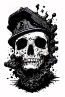 coal mine tattoo design idea