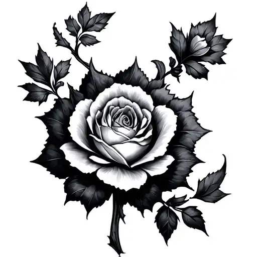 Black Clover tattoo design idea