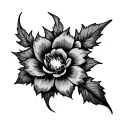 Black Clover tattoo design idea