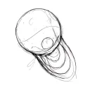 Nipple tattoo design idea