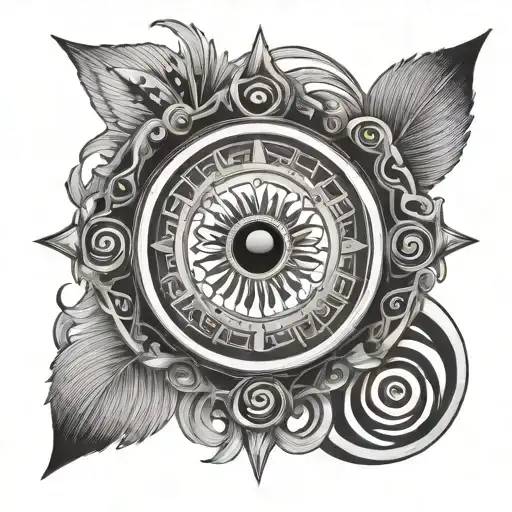 hypnosis tattoo design idea