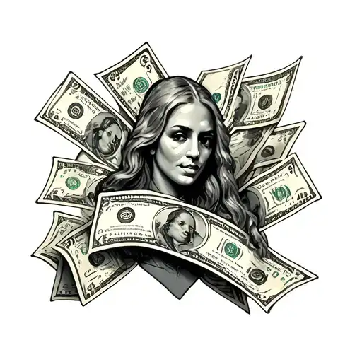 Money Power Respect tattoo design idea