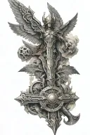 valkyrie wagner weapon mali tattoo design idea