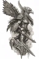 valkyrie wagner weapon mali tattoo design idea