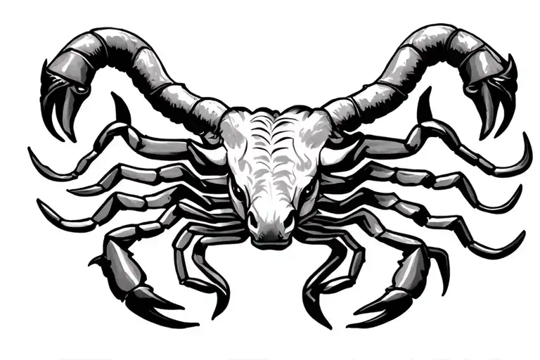 Scorpio Taurus Lithuanian "Vytis" tattoo design idea