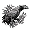 Mexican Eagle tattoo design idea