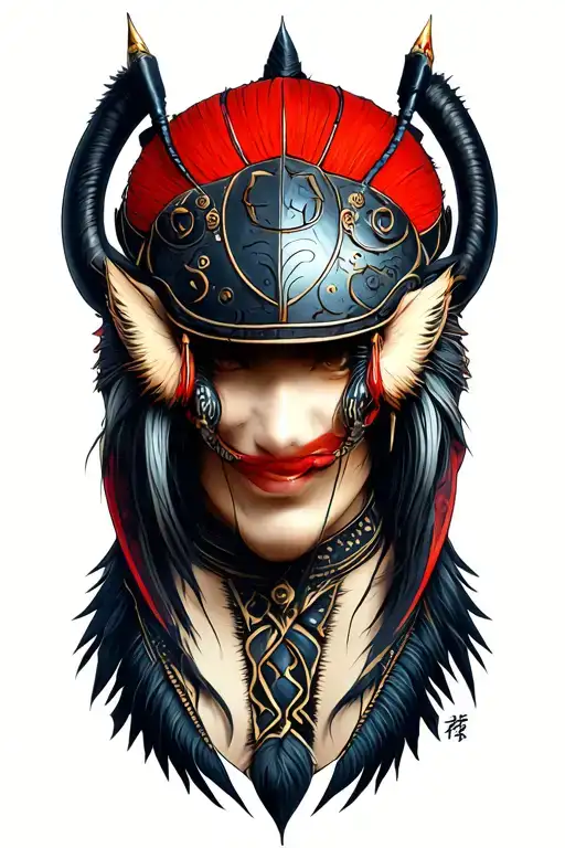 Kabuto tattoo design idea