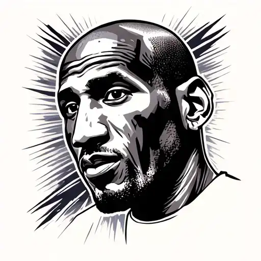 kobe bryant black mamba tattoo design idea