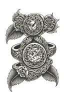 Wedding Ring tattoo design idea