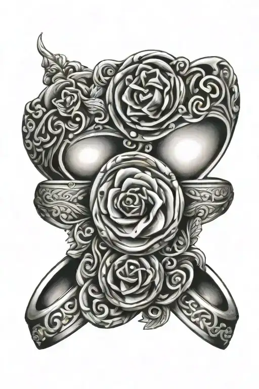 Wedding Ring tattoo design idea