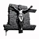 golgotha tattoo design idea