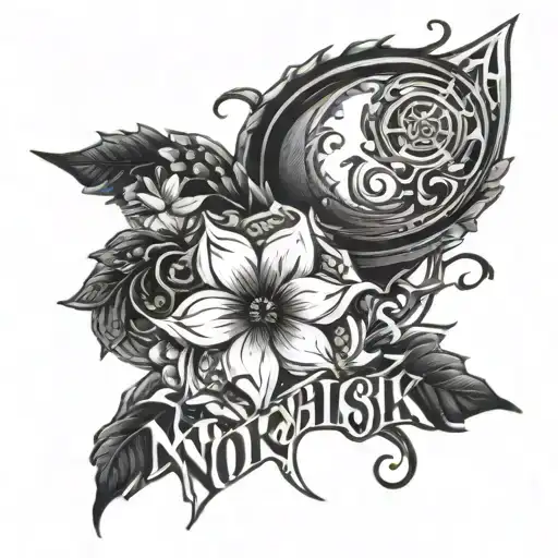 no risk no story tattoo design idea