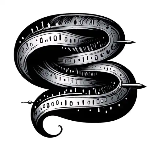 Morse code tattoo design idea