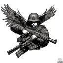 Soldier tattoo design idea