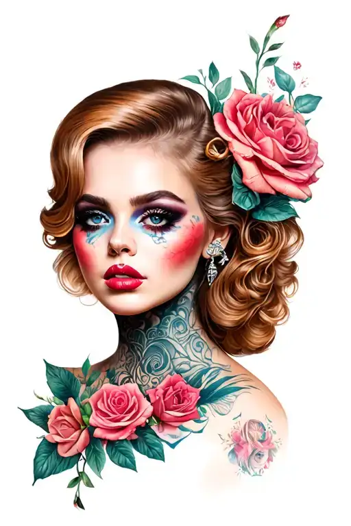 sissy cuckold feminine tattoo design idea